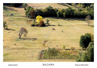 Картичка Златна есен - България