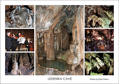 Картичка Пещера Леденика - Враца - България