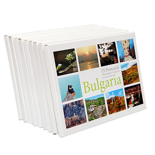 Комплект пощенски картички със забележителности от България